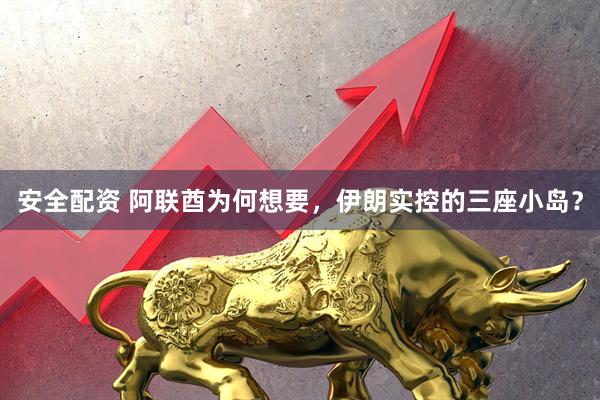安全配资 阿联酋为何想要，伊朗实控的三座小岛？